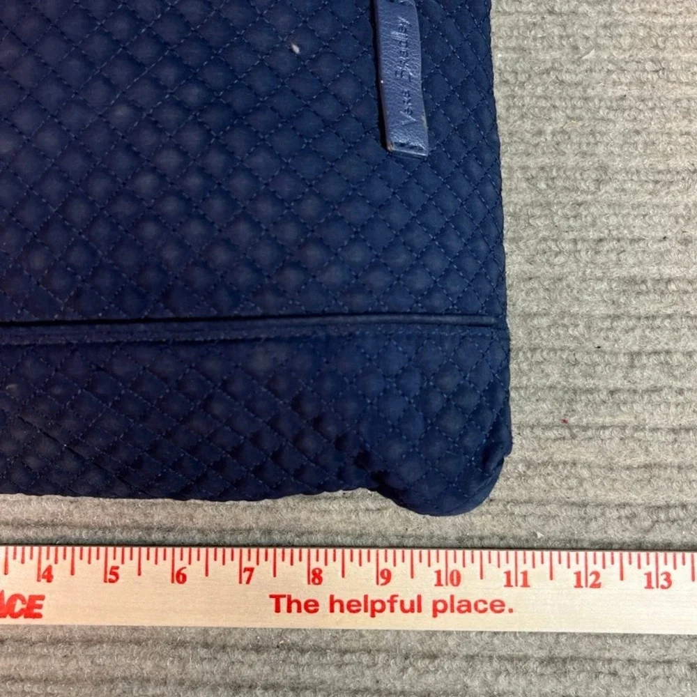 Vera Bradley Navy Blue Quilted Microfiber Hipster Crossbody Bag 22743-219